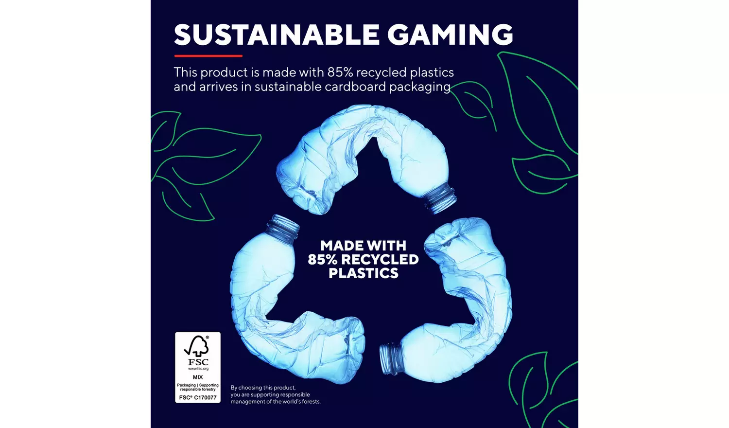 Trust GXT Fayzo PS5 Wireless Gaming Headset - Black