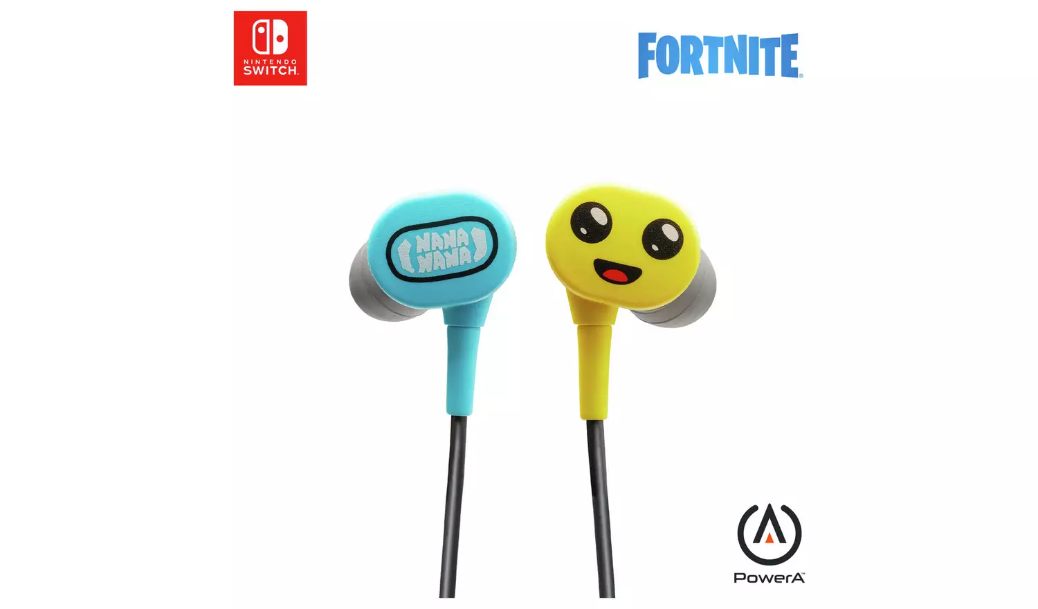 PowerA Wired Earbuds For Nintendo Switch - Fortnite Peely