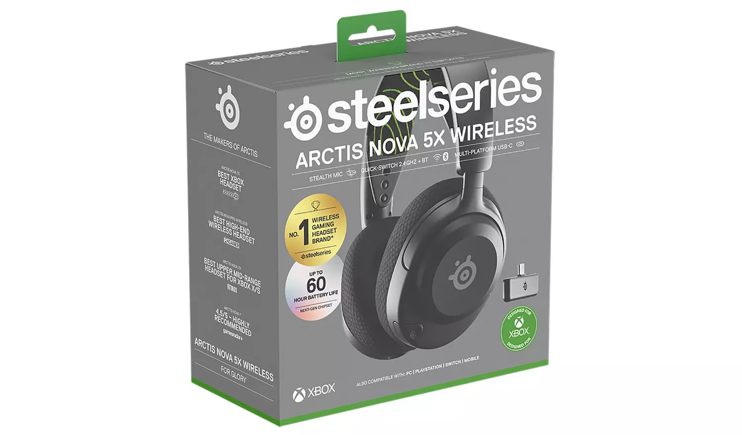 SteelSeries Arctis Nova 5X Xbox,PC,PS5,Switch Gaming Headset