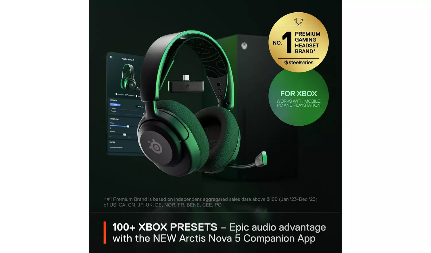 SteelSeries Arctis Nova 5X Xbox,PC,PS5,Switch Gaming Headset