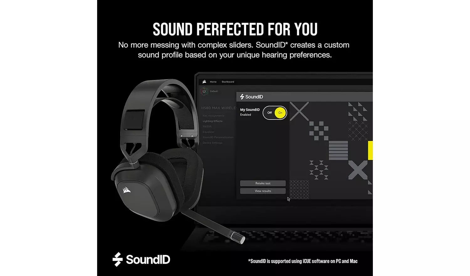 Corsair HS80 MAX PS5, PS4, PC Wireless Gaming Headset - Grey