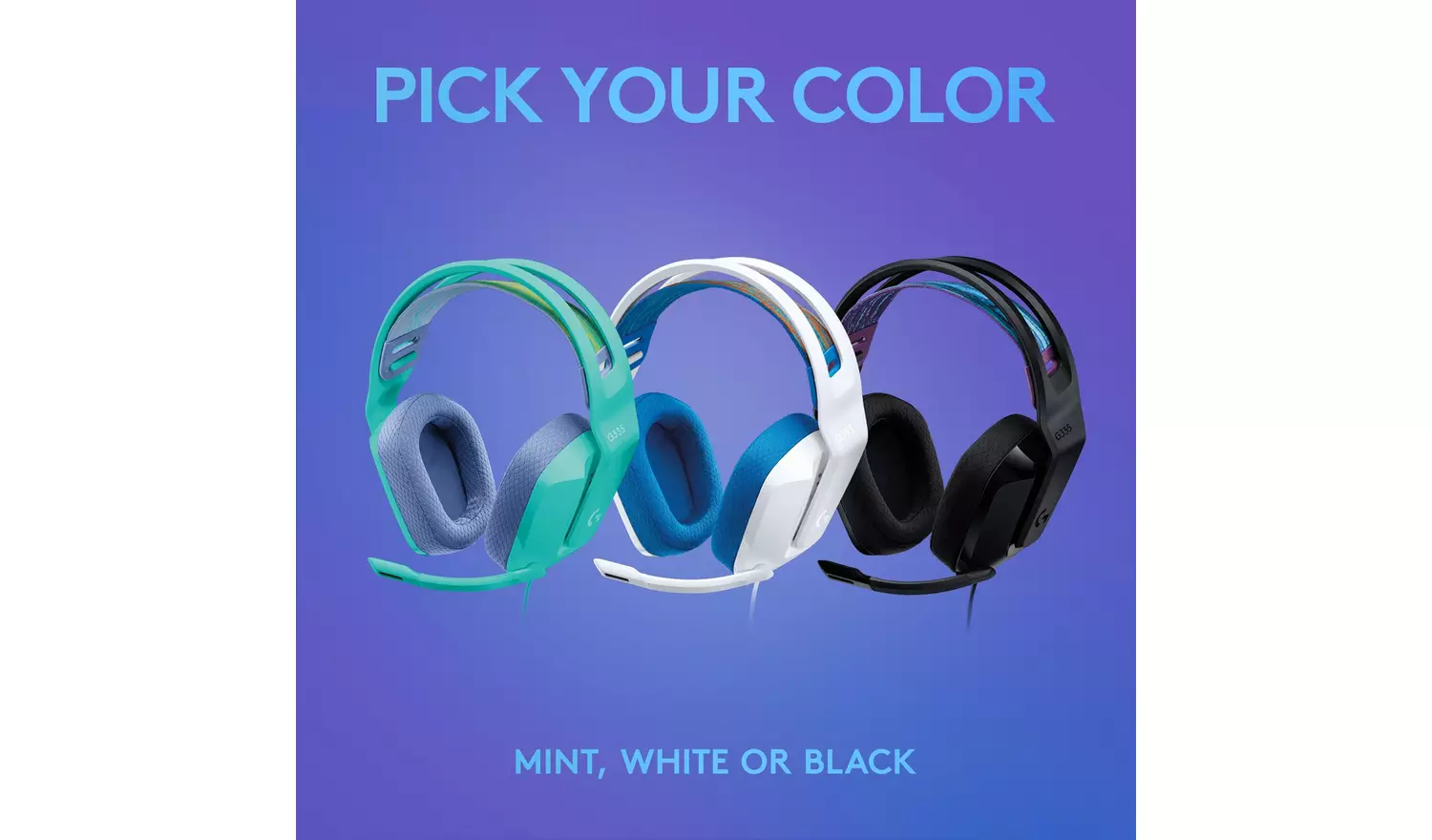 Logitech G335 Wired Gaming Headset - Black