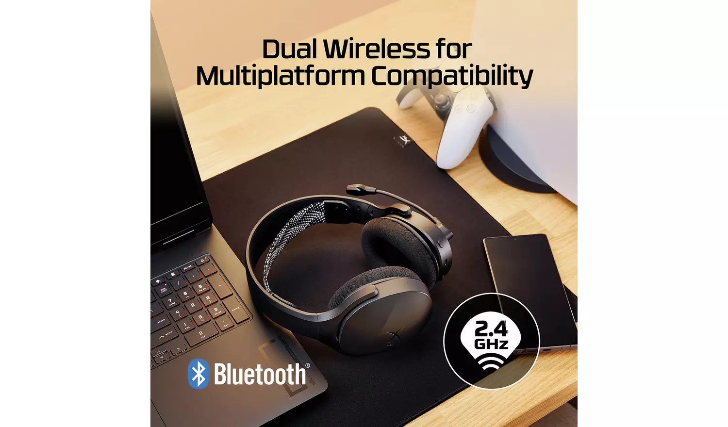 HyperX Cloud Jet Dual Wireless Headset PC, PS4/PS5, Switch 2