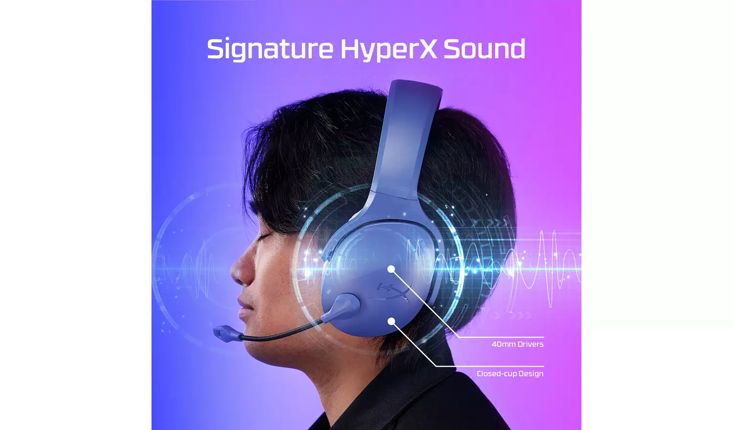 HyperX Cloud Jet Dual Wireless Headset PC, PS4/PS5, Switch 2