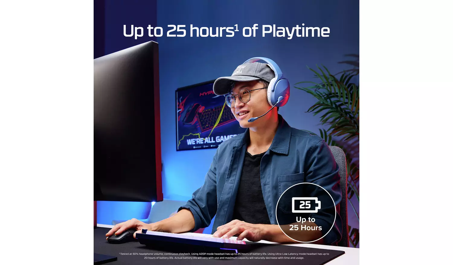 HyperX Cloud Jet Dual Wireless Headset PC, PS4/PS5, Switch 2