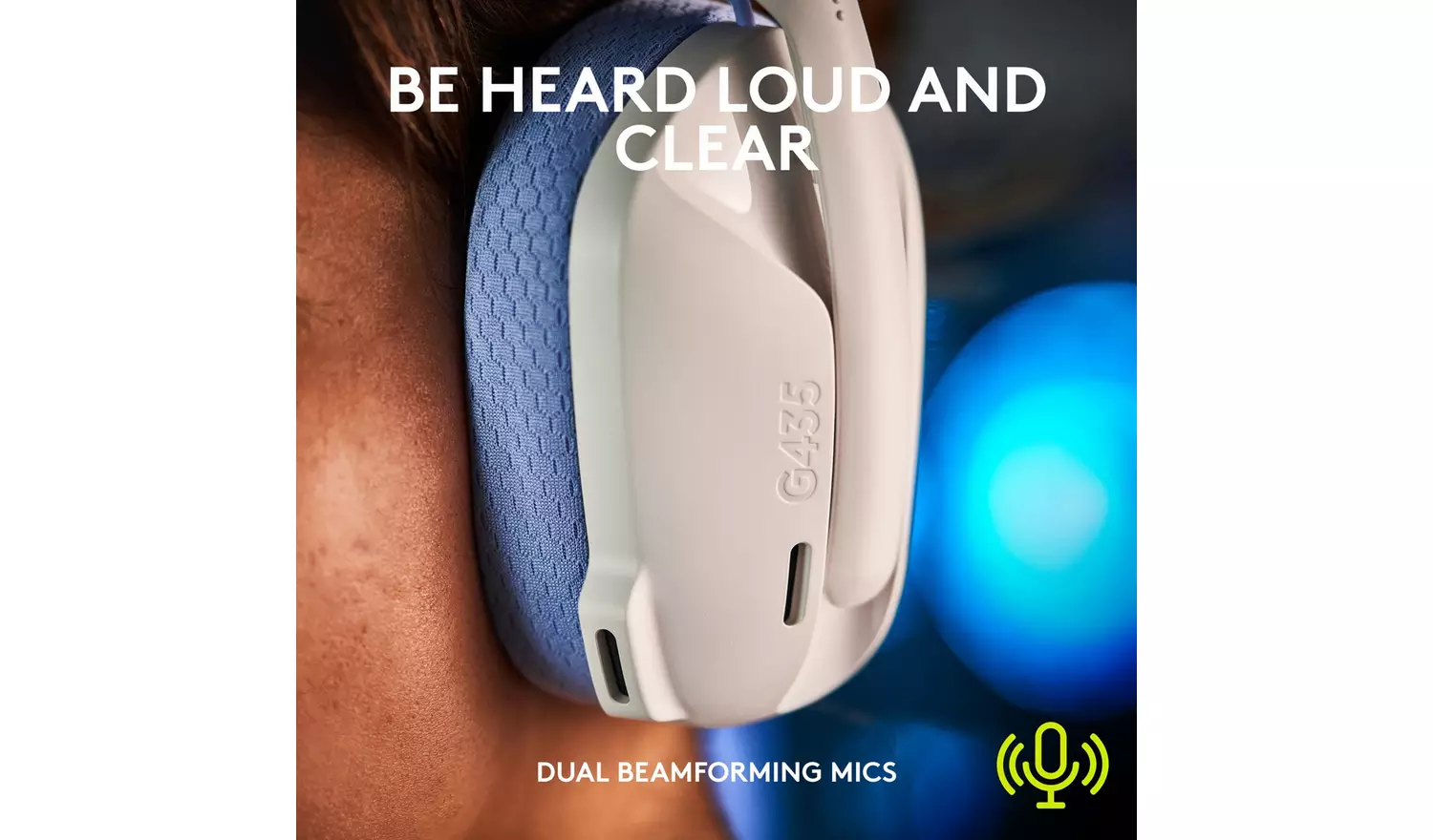 Logitech G435 Wireless PS5, PS4, Switch, PC Headset - White