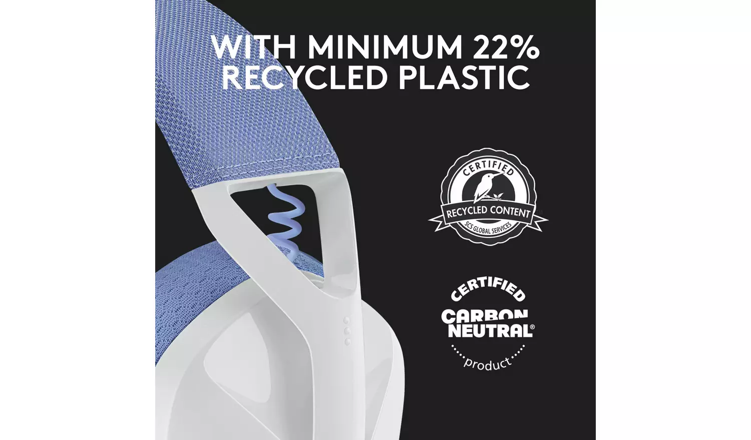 Logitech G435 Wireless PS5, PS4, Switch, PC Headset - White