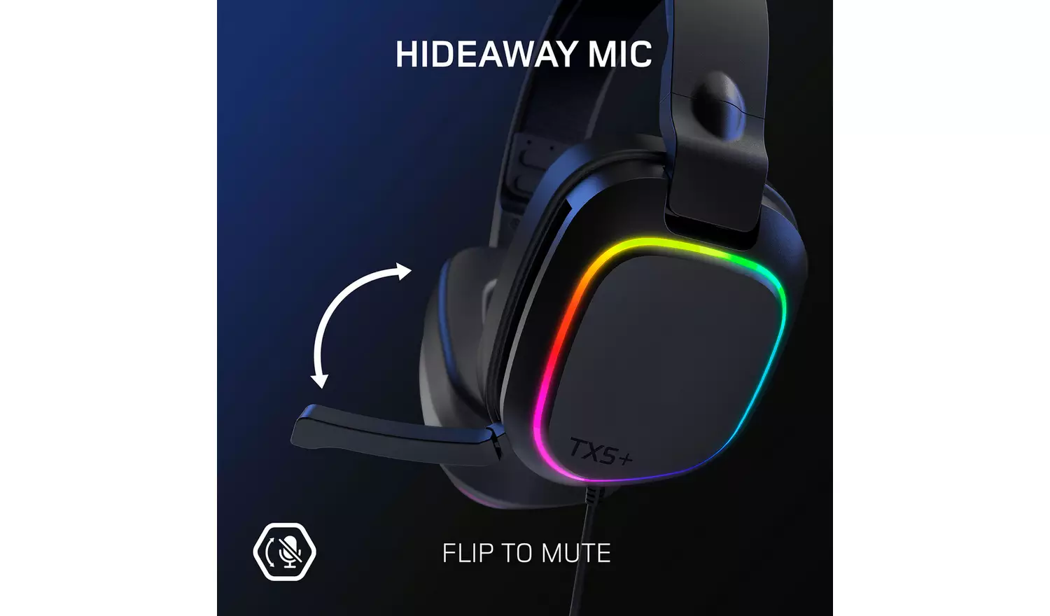 Gioteck TX5+ PS5, PS4, Xbox, Switch, PC Gaming Headset Black