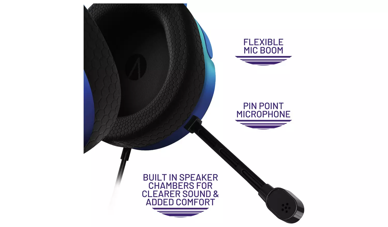 STEALTH Panther Wired Gaming Headset PLASMA - Blue