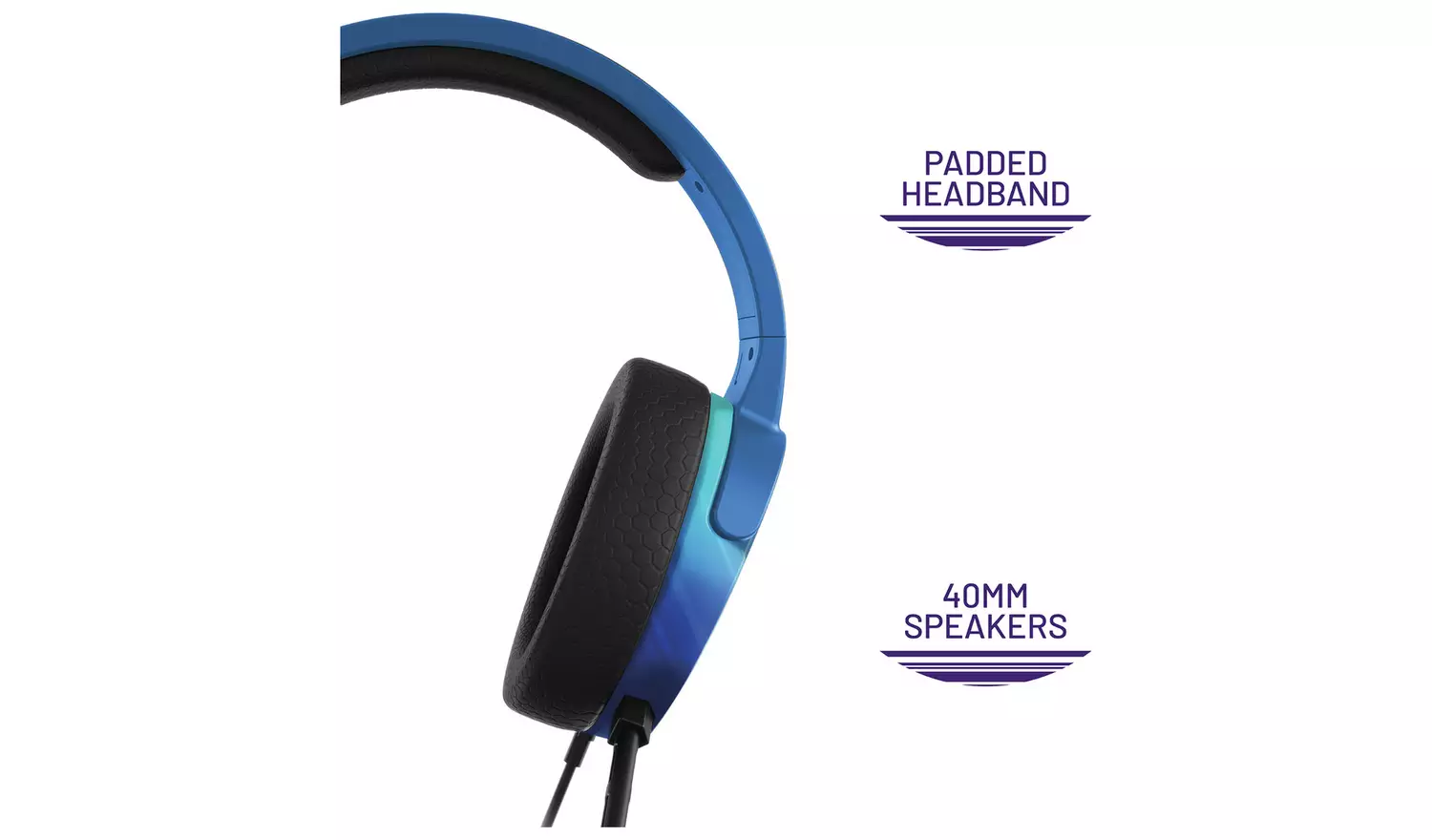 STEALTH Panther Wired Gaming Headset PLASMA - Blue