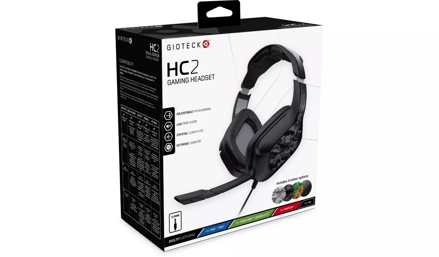 Gioteck HC2 Special Edn Xbox One, PS4 Switch, PC Headset