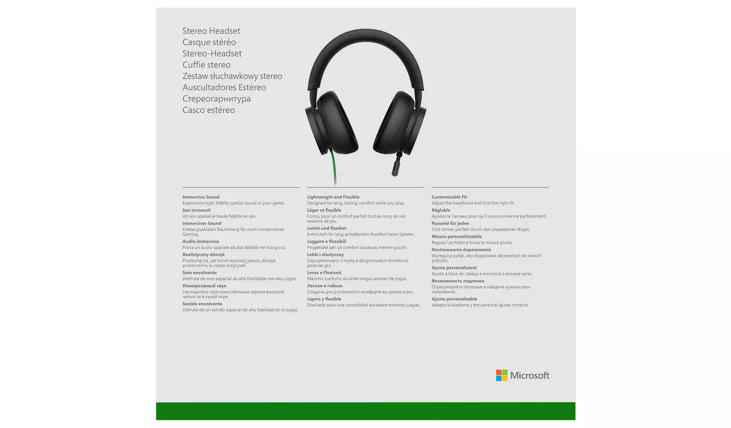 Official Xbox Stereo Wired Gaming Headset - Black