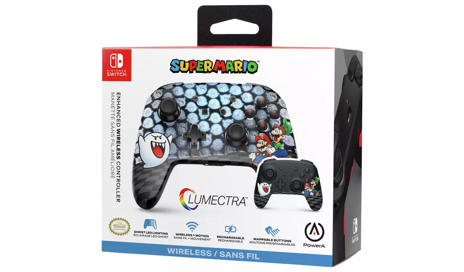 PowerA Enhanced Switch Wireless Controller Mario Peek A Boo