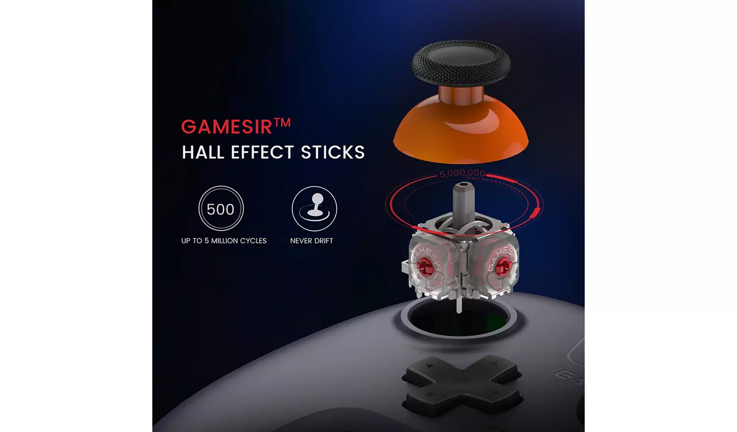 GameSir Nova Lite Switch Wireless Controller - Space Purple