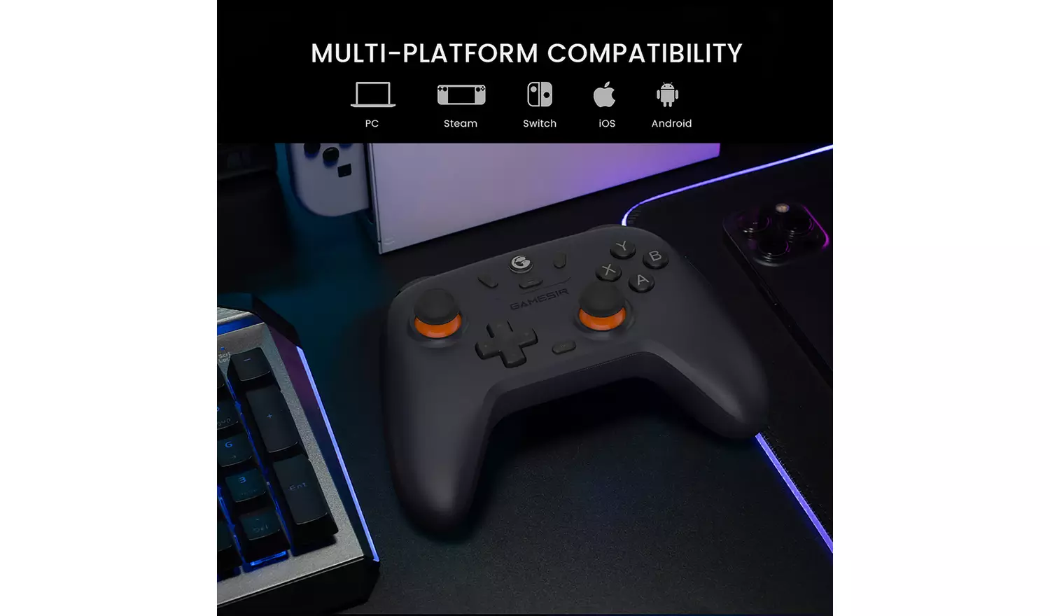 GameSir Nova Lite Switch Wireless Controller - Space Purple