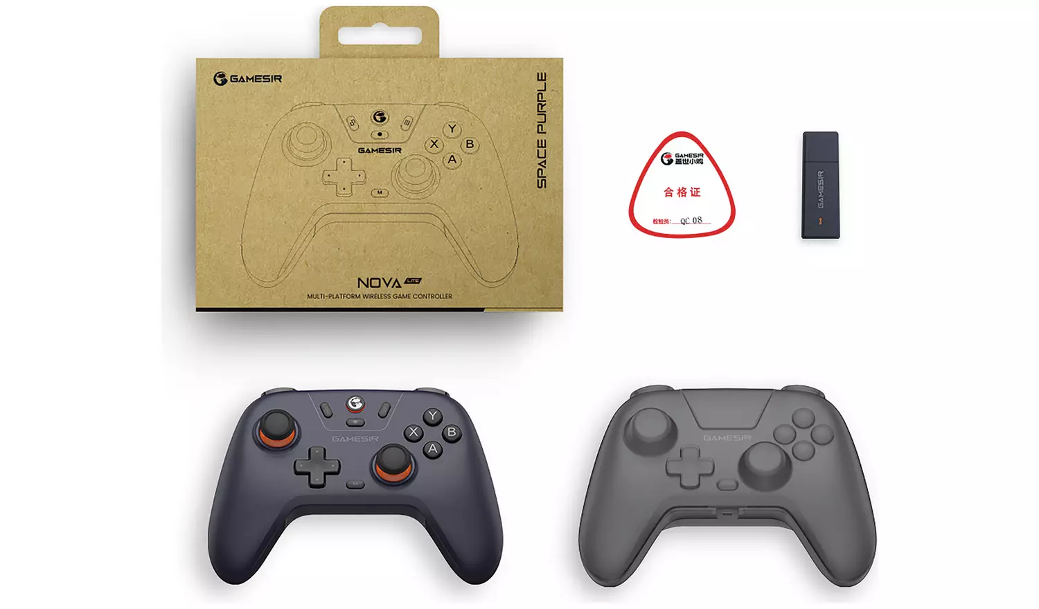 GameSir Nova Lite Switch Wireless Controller - Space Purple