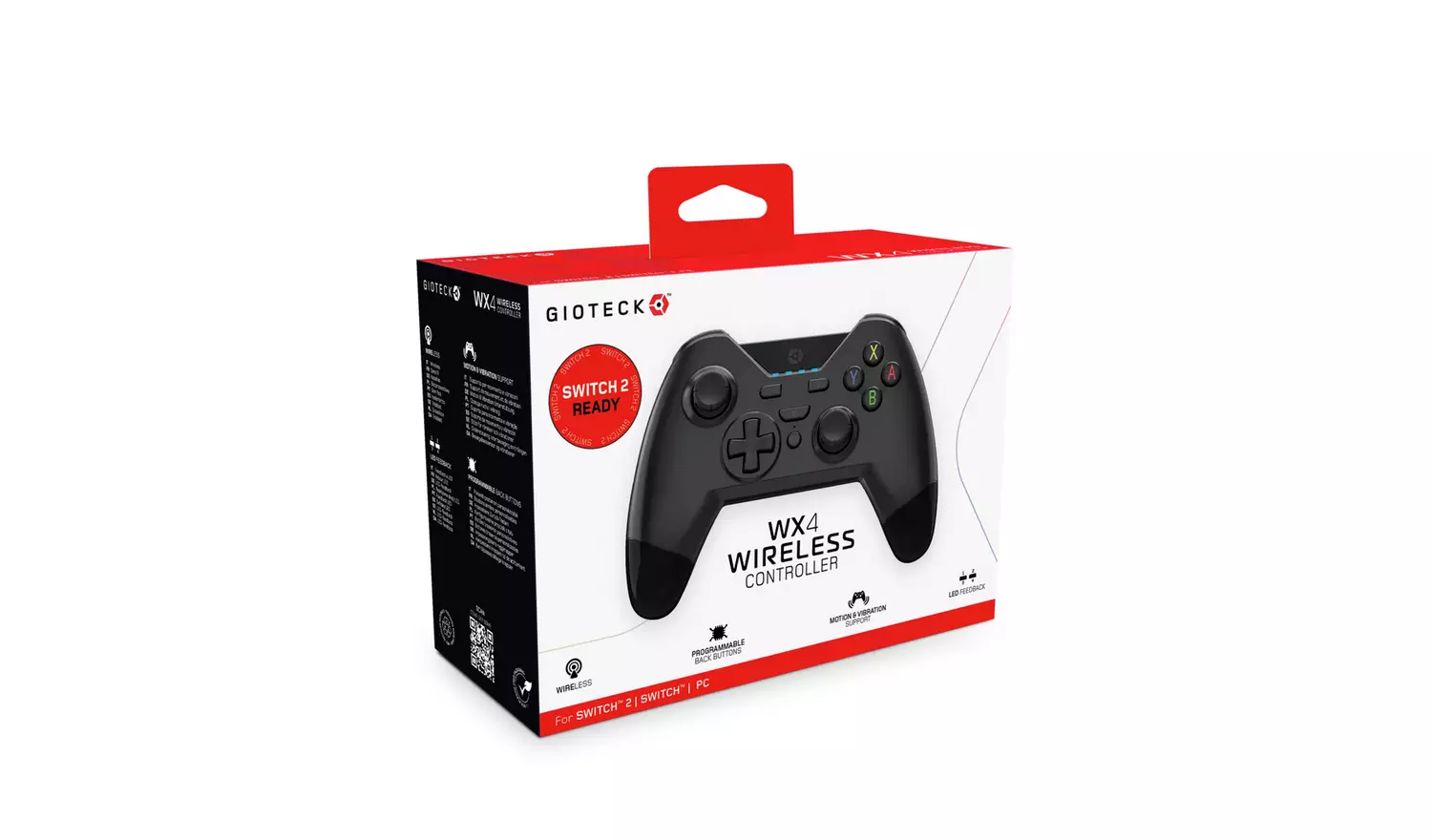 Gioteck WX4 Nintendo Switch Wireless Controller - Black