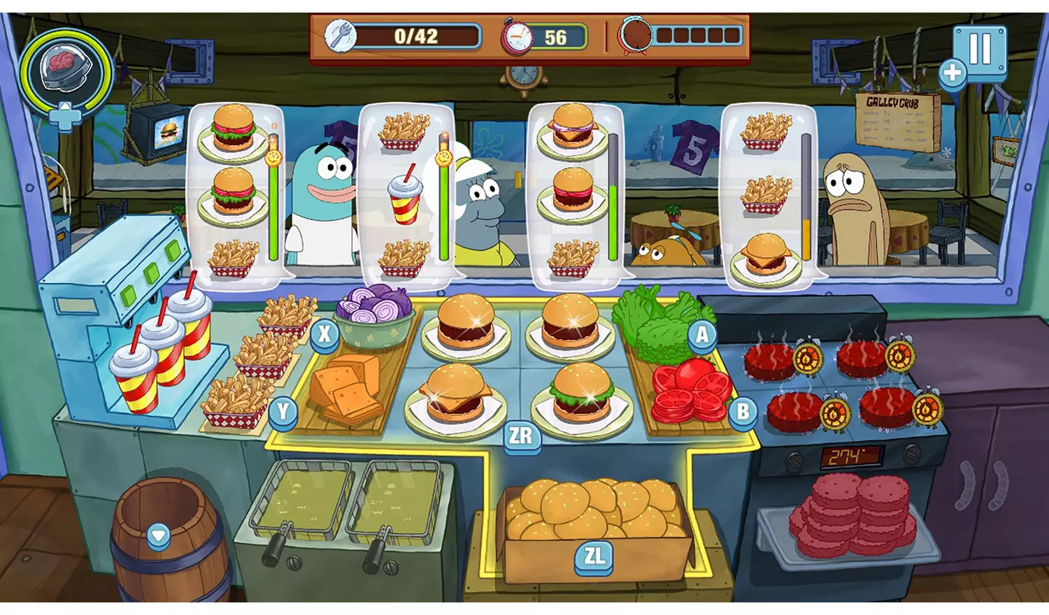 SpongeBob: Krusty Cook-Off Extra Krusty Edition Switch Game