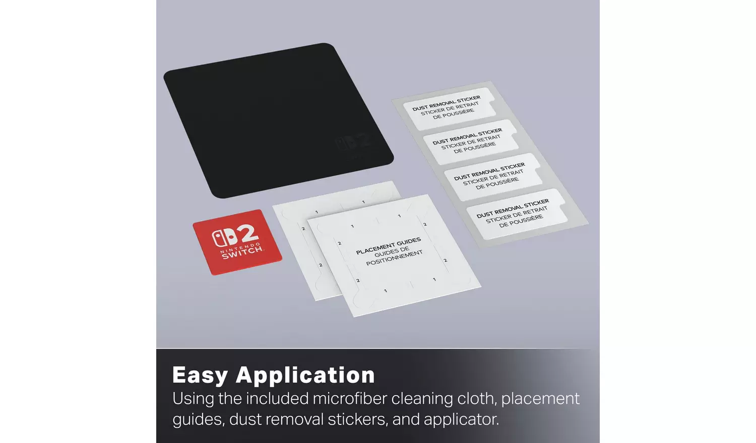 PowerA Screen Protection Kit For Switch 2 - 2 Pack