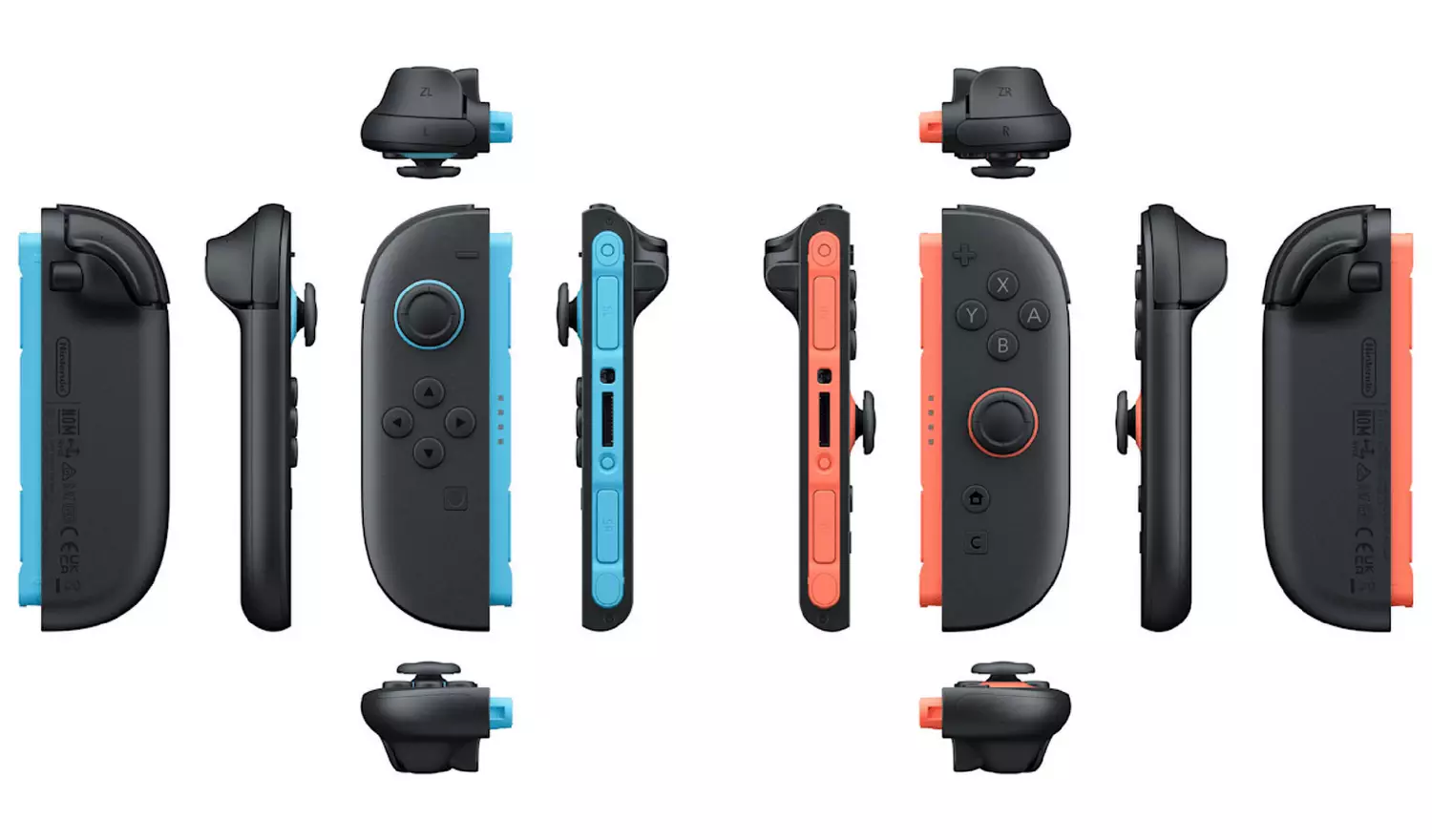 Nintendo Switch 2 Joy-Con 2 Controller Pair - Red & Blue