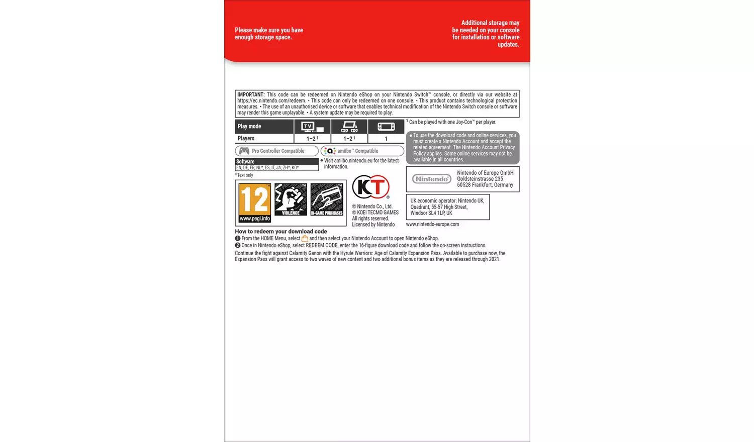 Hyrule Warriors: Age of Calamity - Expansion Pass