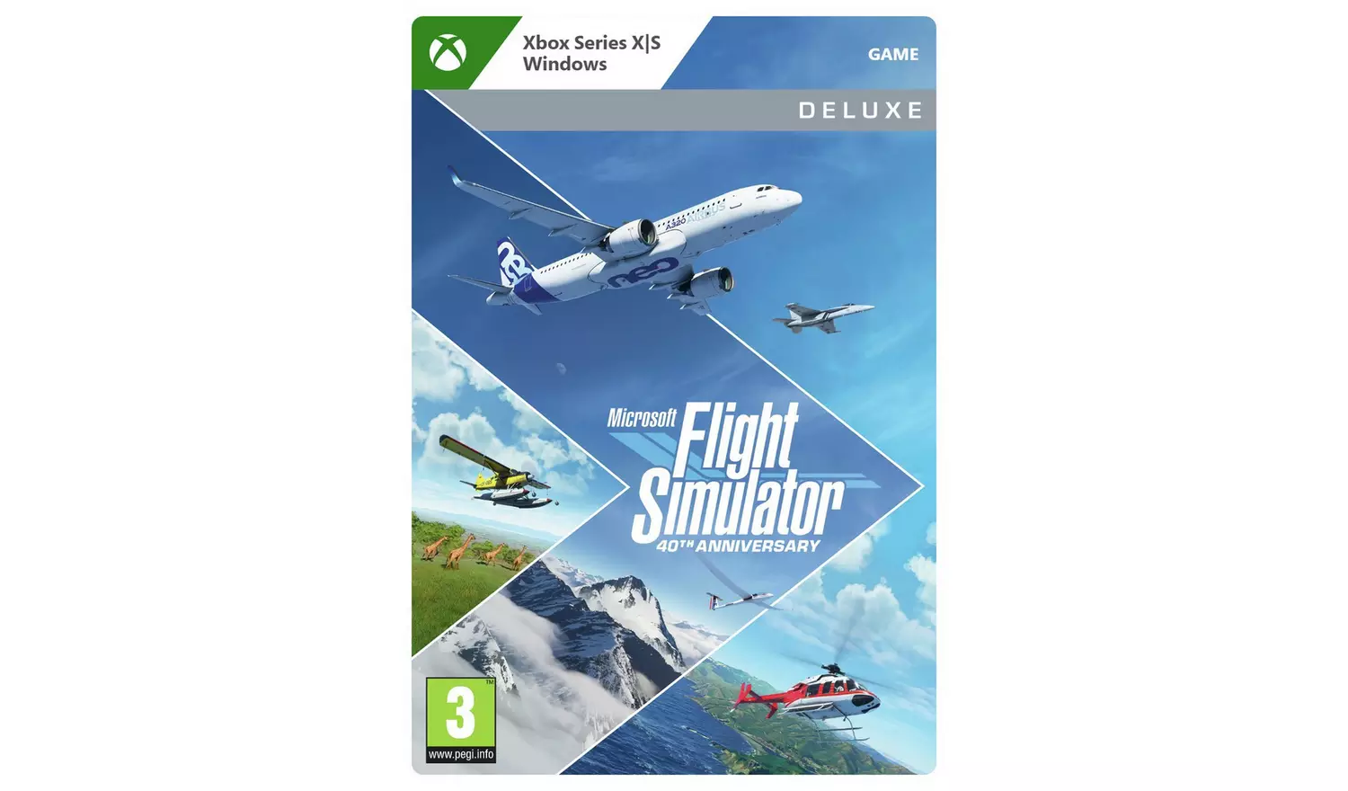 Flight Simulator 40th Anniversary Deluxe Ed Xbox & PC Game