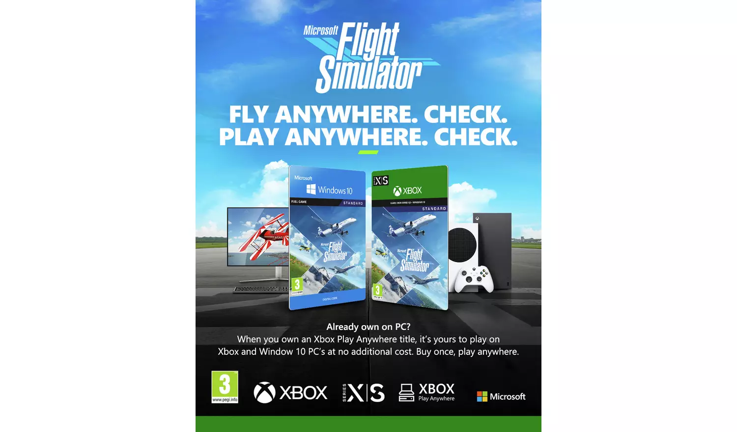 Microsoft Flight Simulator Premium Edition Xbox & PC Game