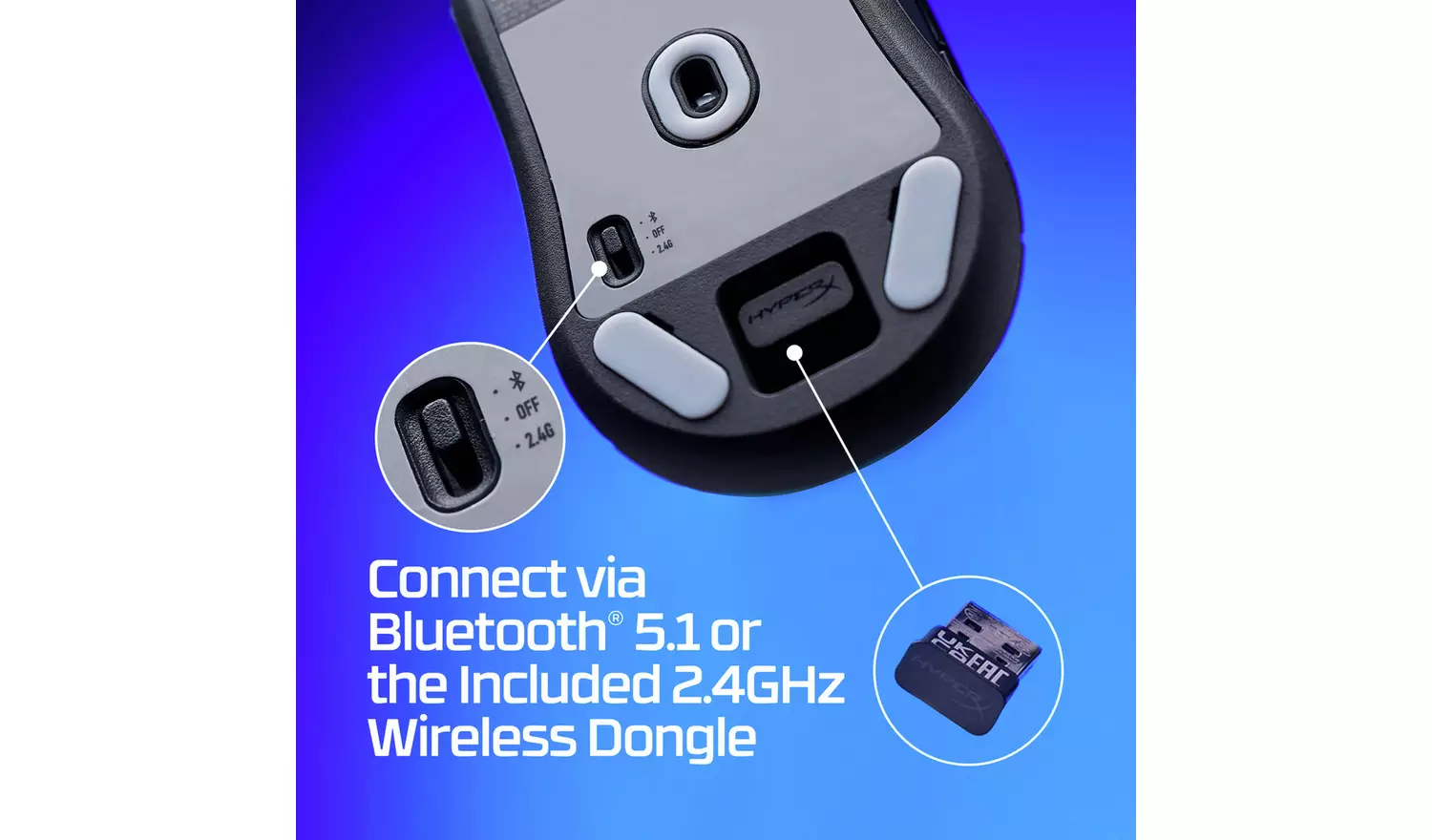 HyperX Pulsefire Haste 2 Mini Wireless Gaming Mouse - Black