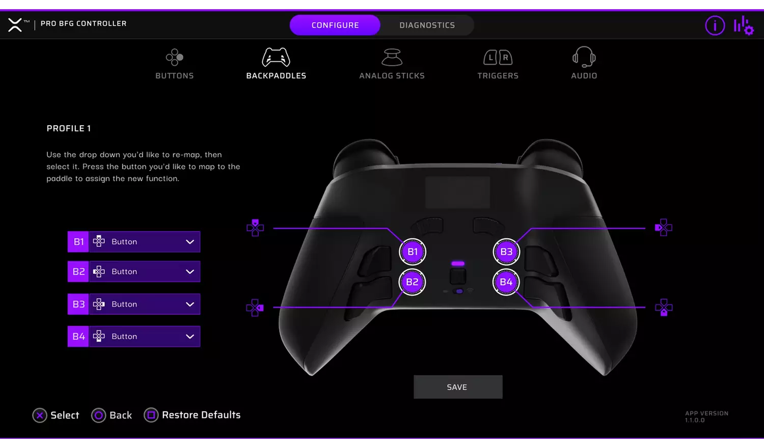 Victrix Pro BFG Licensed PS5, PS4, PC Wireless Controller