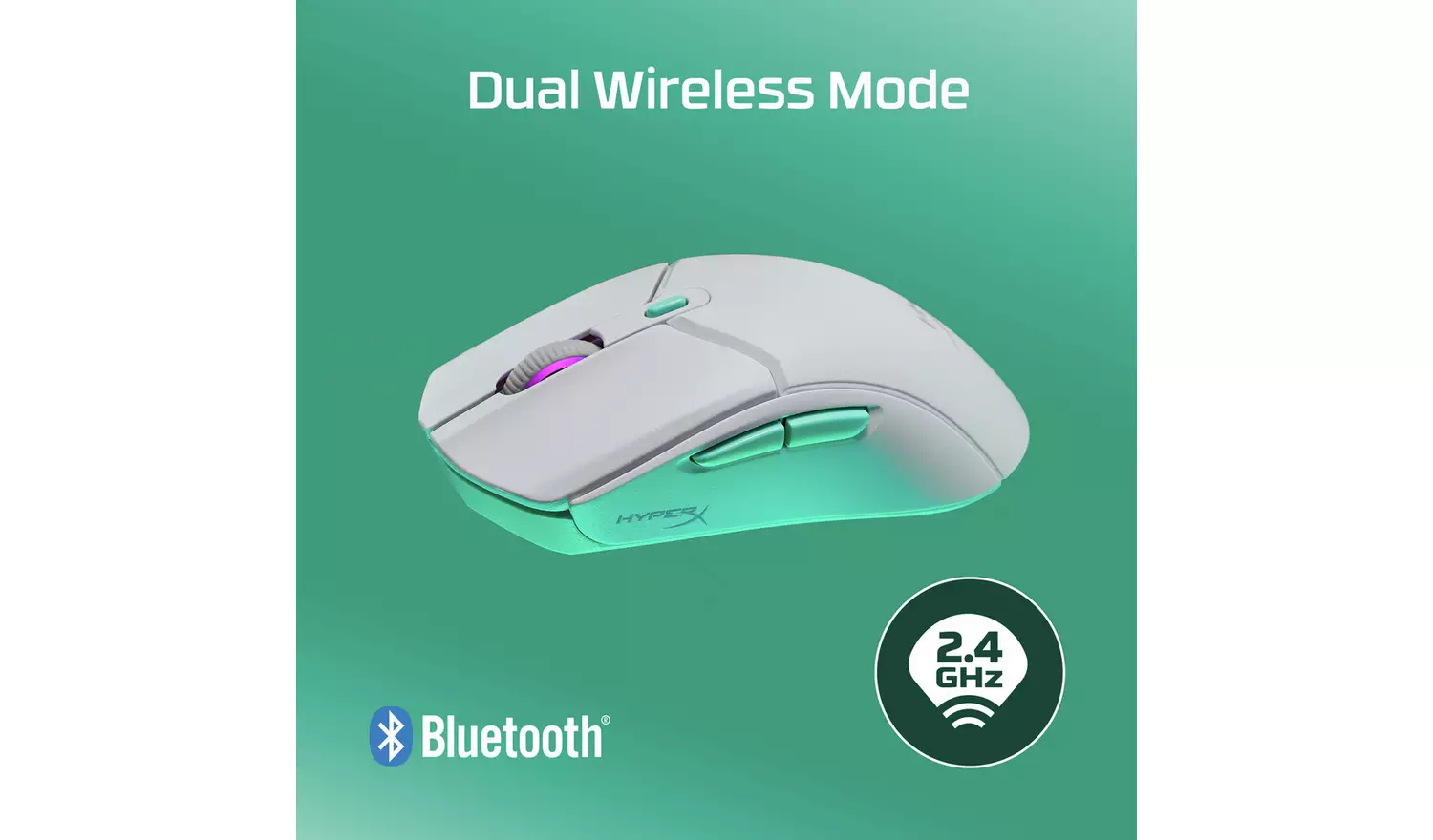 HyperX Pulsefire Haste 2 Core Wireless Gaming Mouse - White