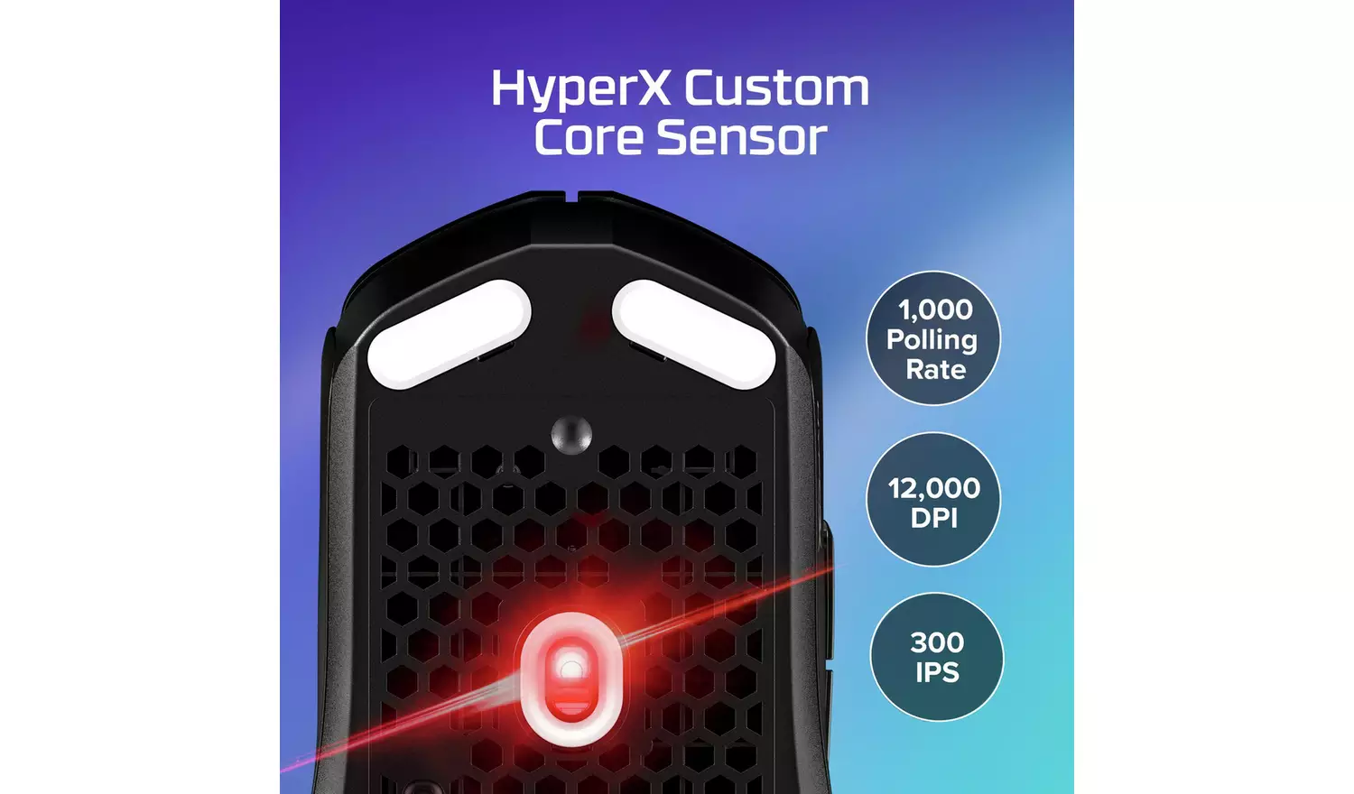 HyperX Pulsefire Haste 2 Core Wireless Gaming Mouse - White