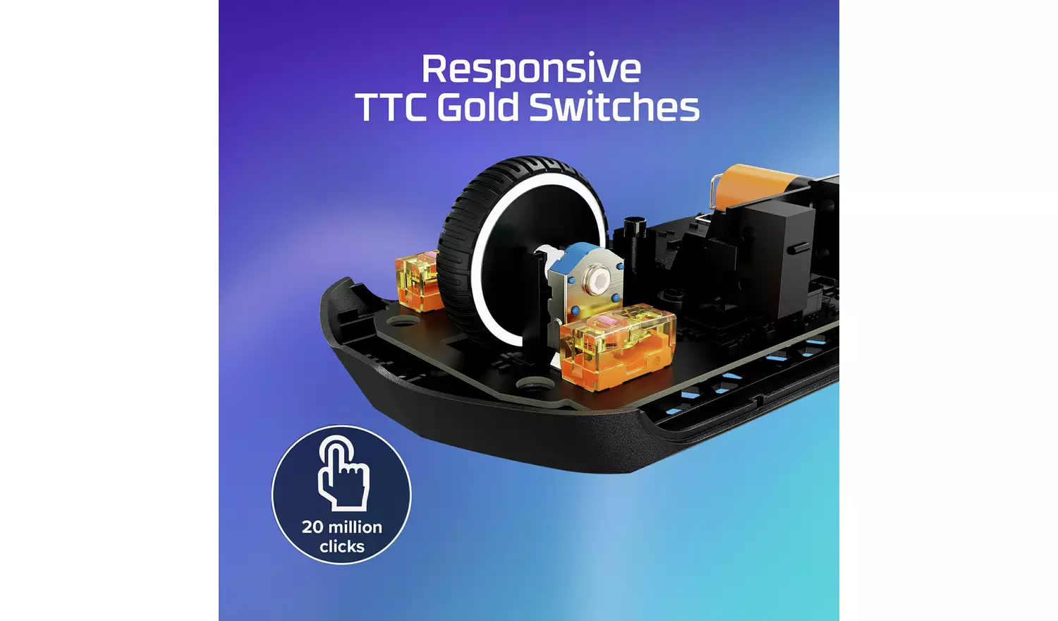 HyperX Pulsefire Haste 2 Core Wireless Gaming Mouse - White