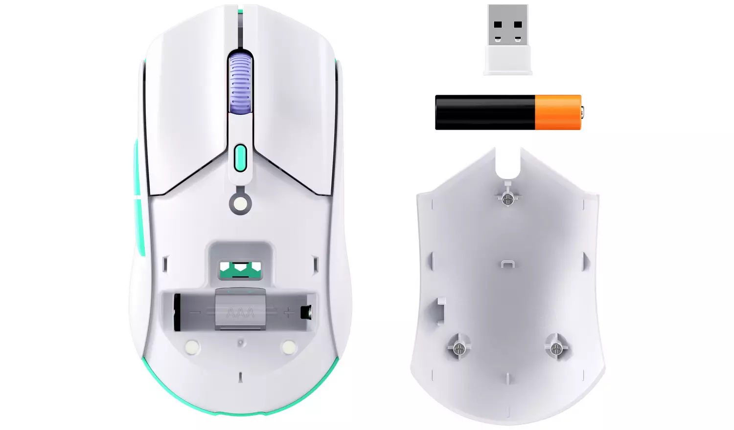 HyperX Pulsefire Haste 2 Core Wireless Gaming Mouse - White