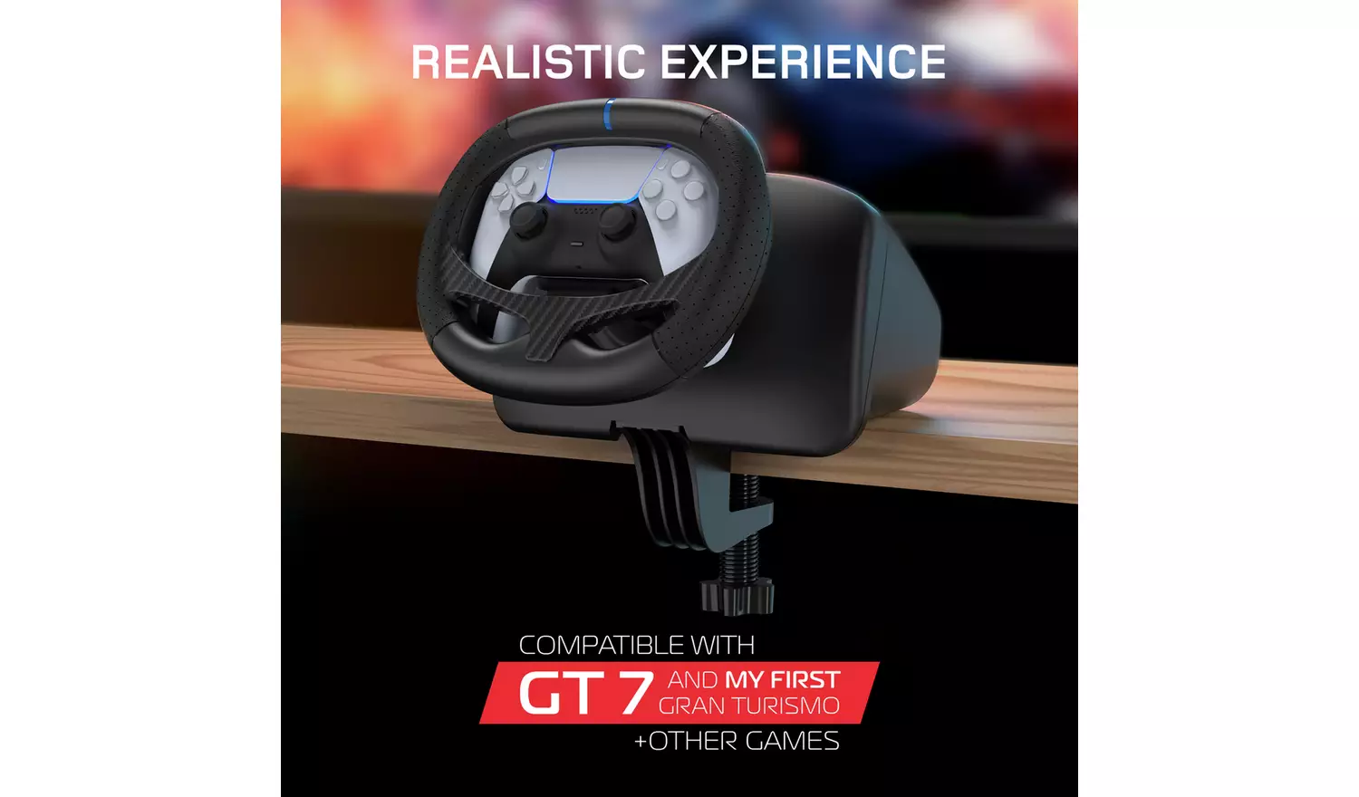 Gioteck FR5 Racing Wheel For DualSense Controllers