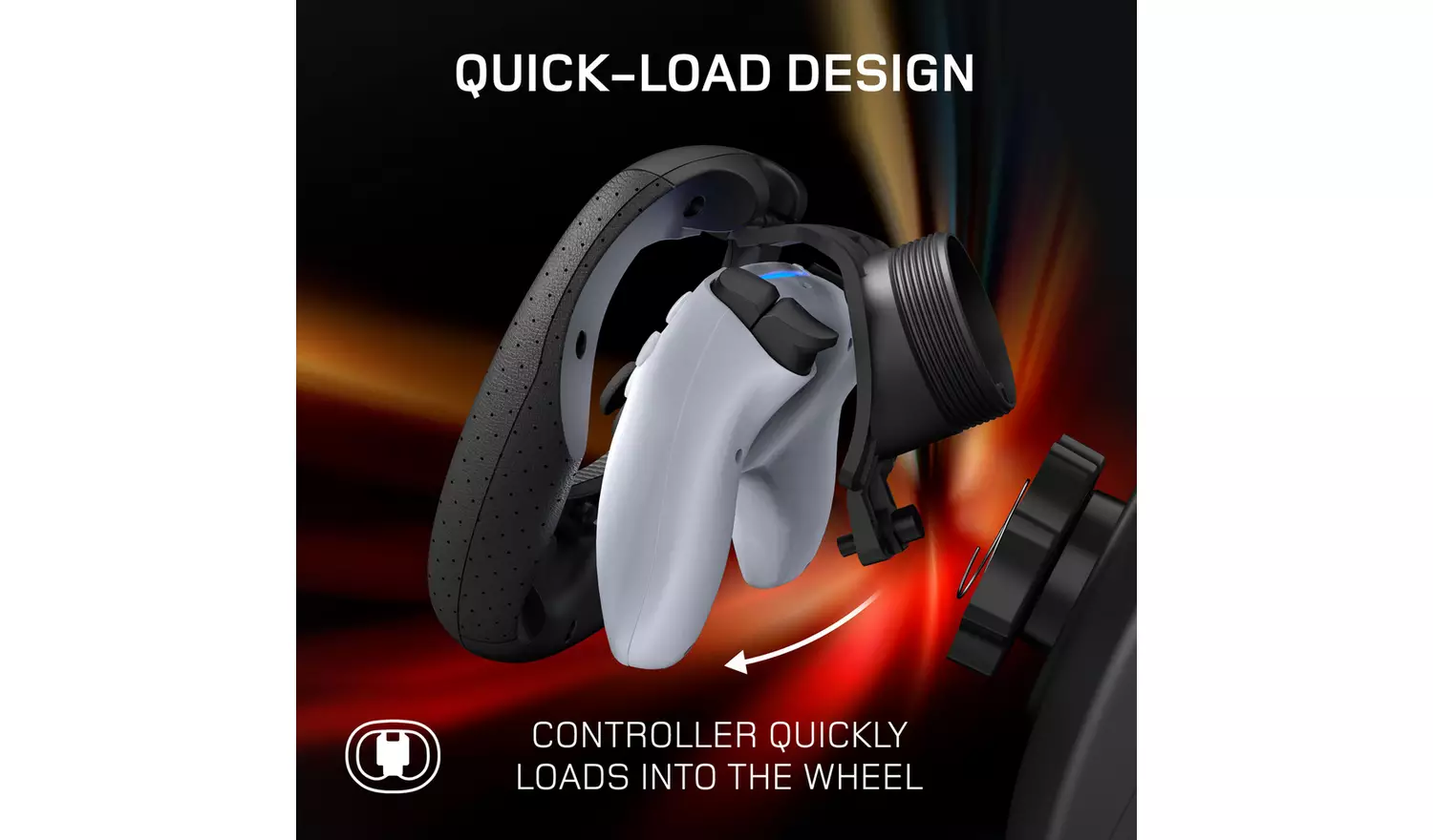 Gioteck FR5 Racing Wheel For DualSense Controllers