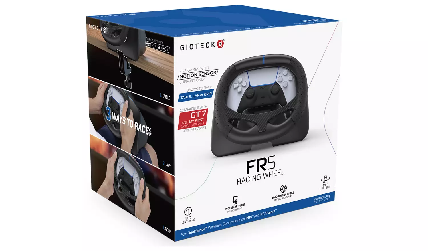 Gioteck FR5 Racing Wheel For DualSense Controllers