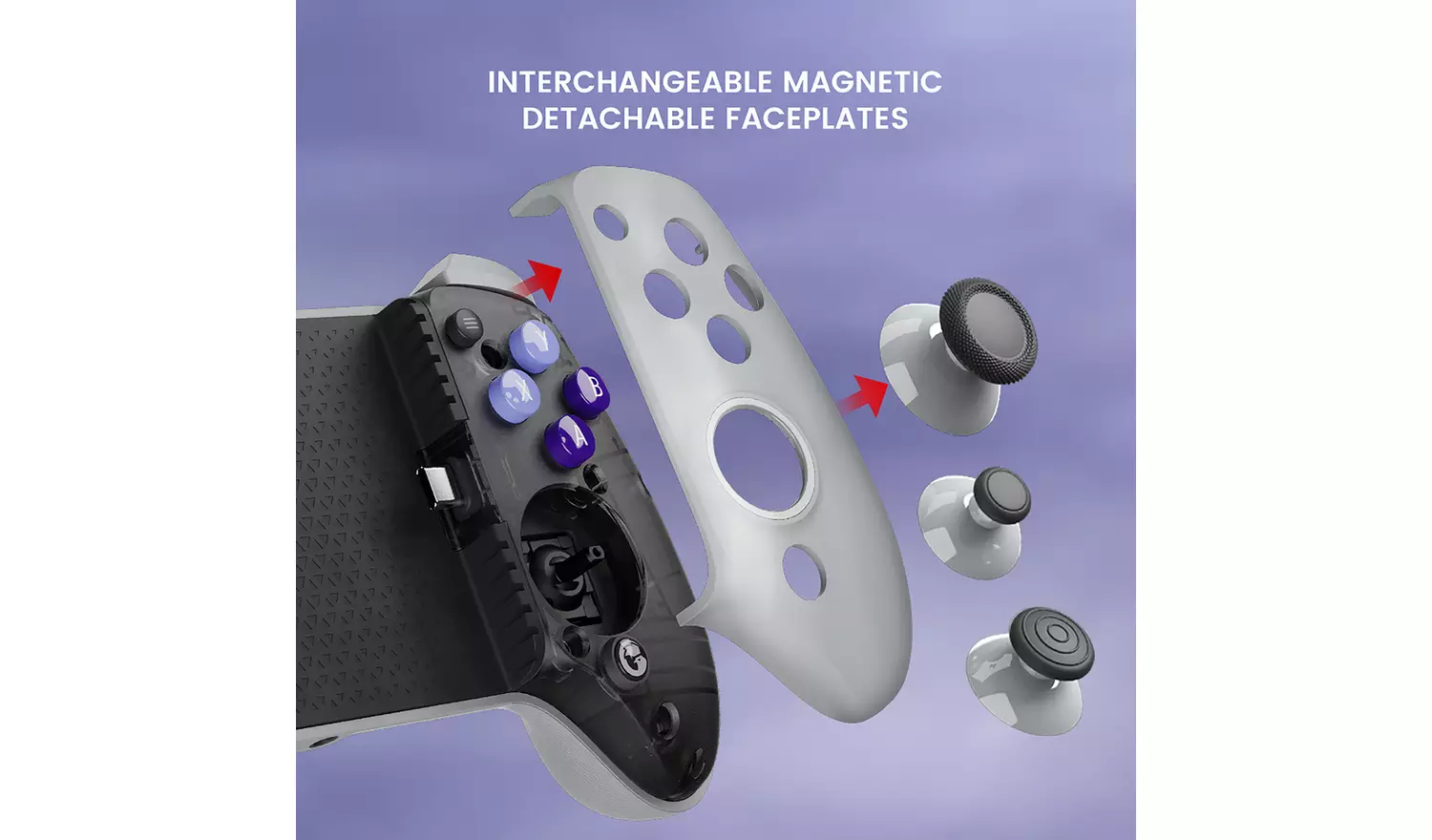 GameSir G8 Galileo Mobile Gaming Controller - Grey