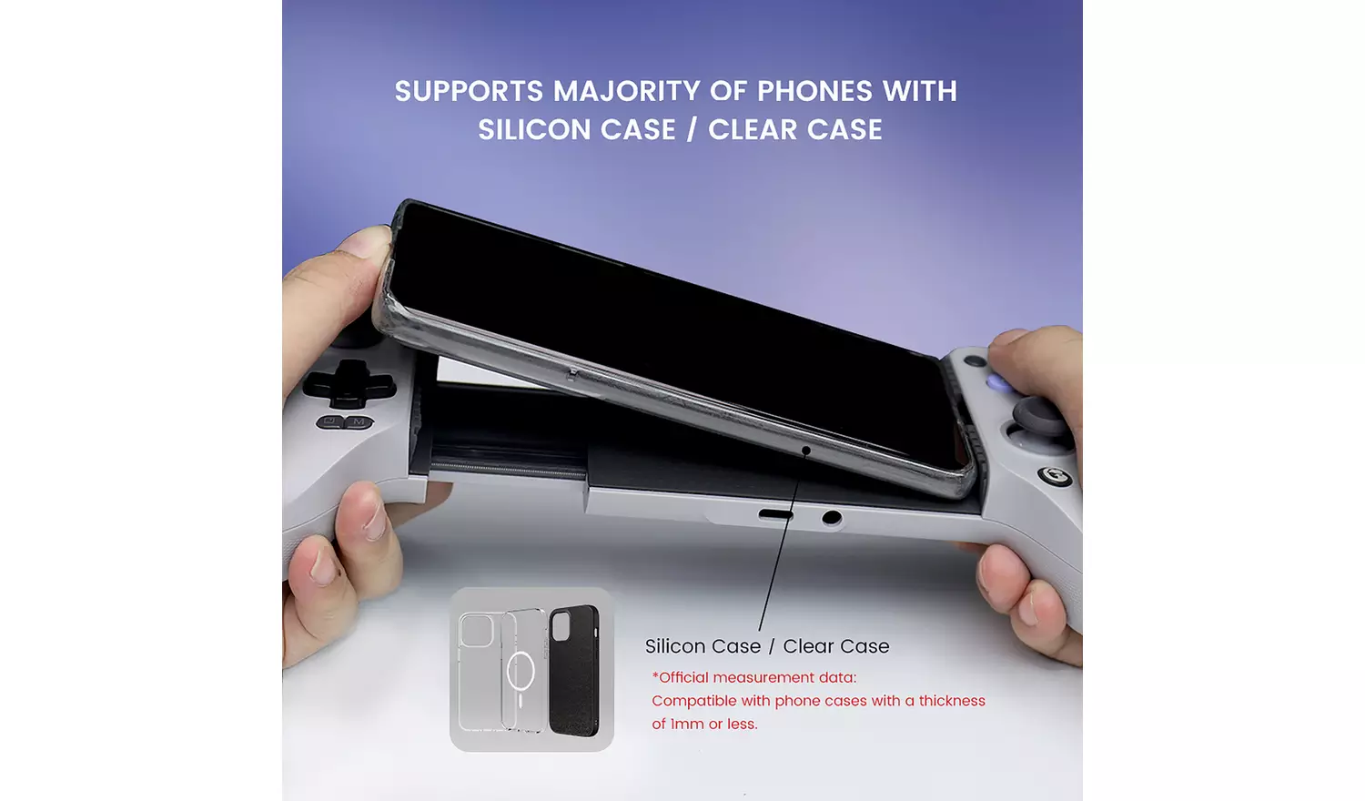 GameSir G8 Galileo Mobile Gaming Controller - Grey