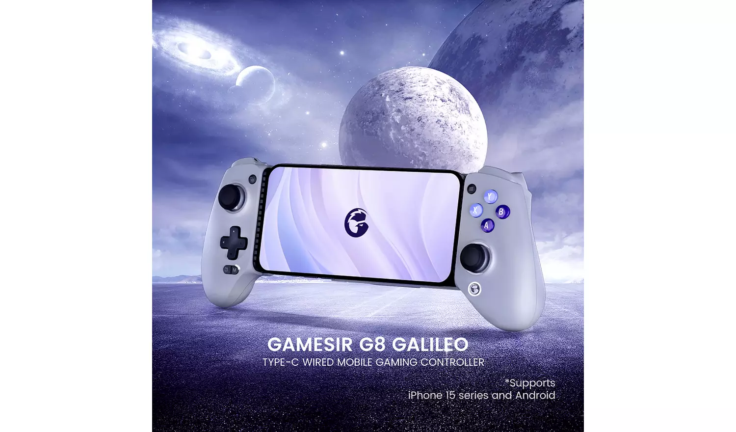 GameSir G8 Galileo Mobile Gaming Controller - Grey