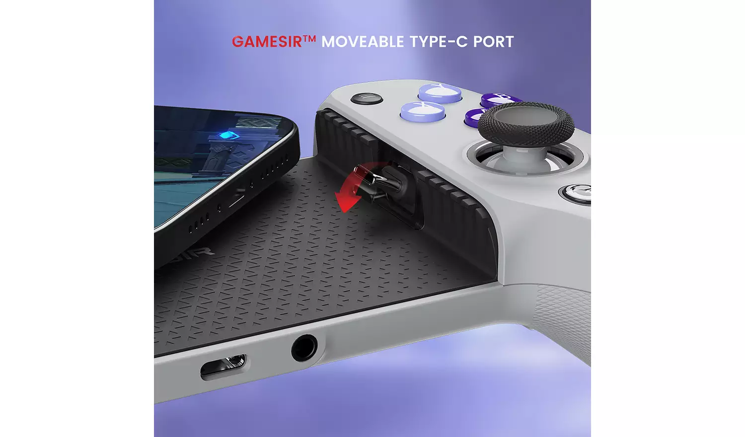GameSir G8 Galileo Mobile Gaming Controller - Grey