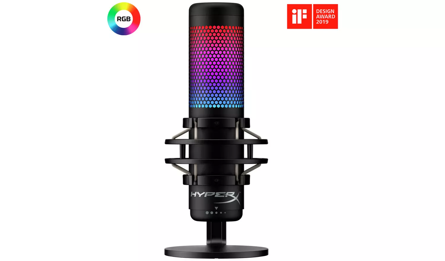HyperX QuadCast S RGB USB Microphone - PC, PS4, PS5, Mac