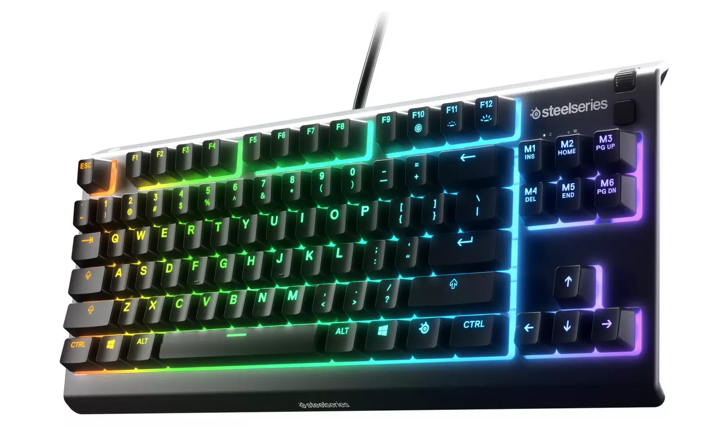 SteelSeries Apex 3 TKL Wired Gaming Keyboard - Black