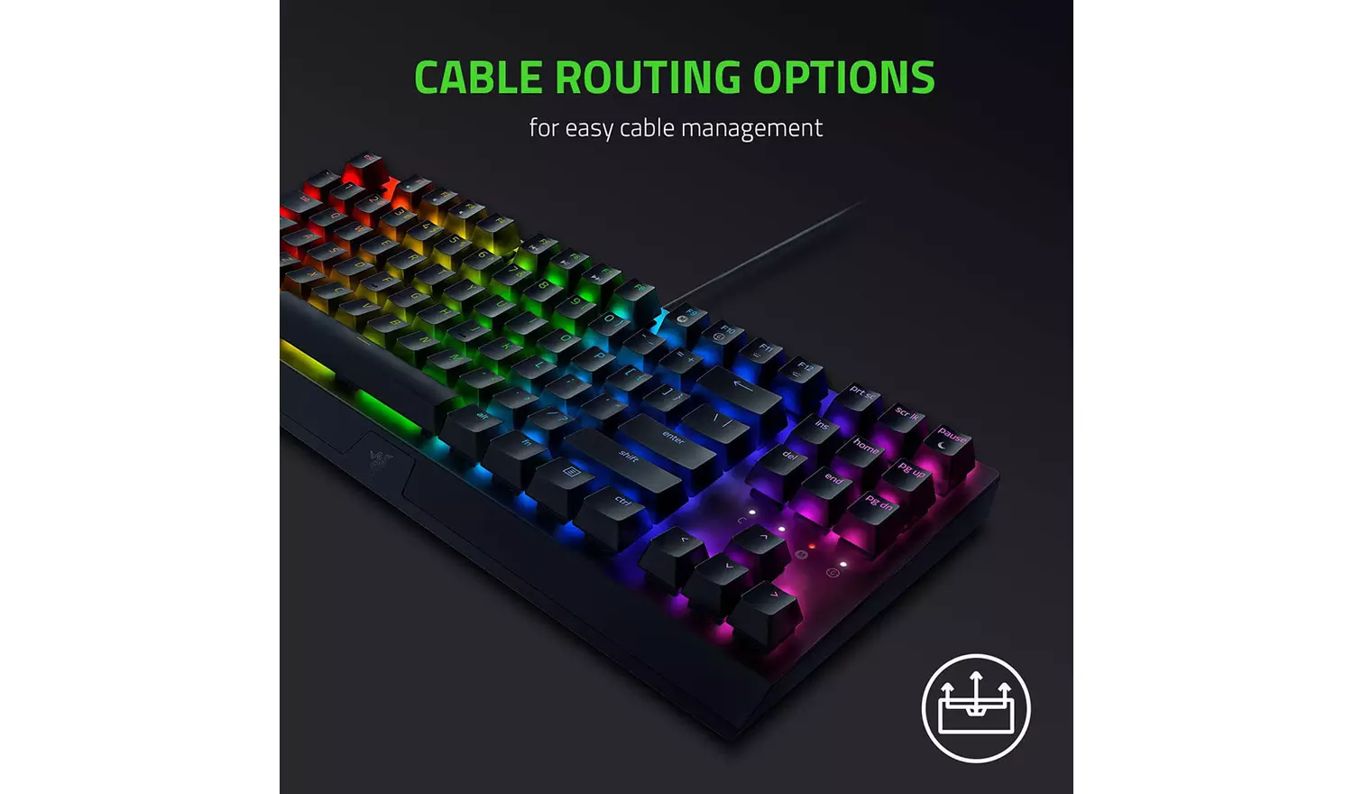 RAZER BlackWidow V3 TKL Wired Gaming Keyboard - Black