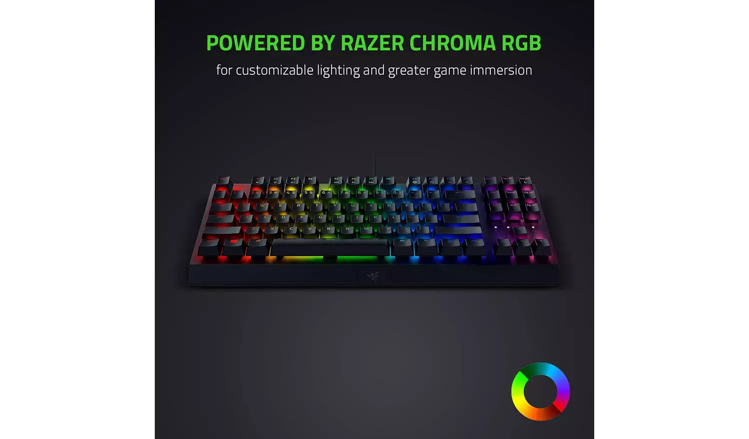 RAZER BlackWidow V3 TKL Wired Gaming Keyboard - Black