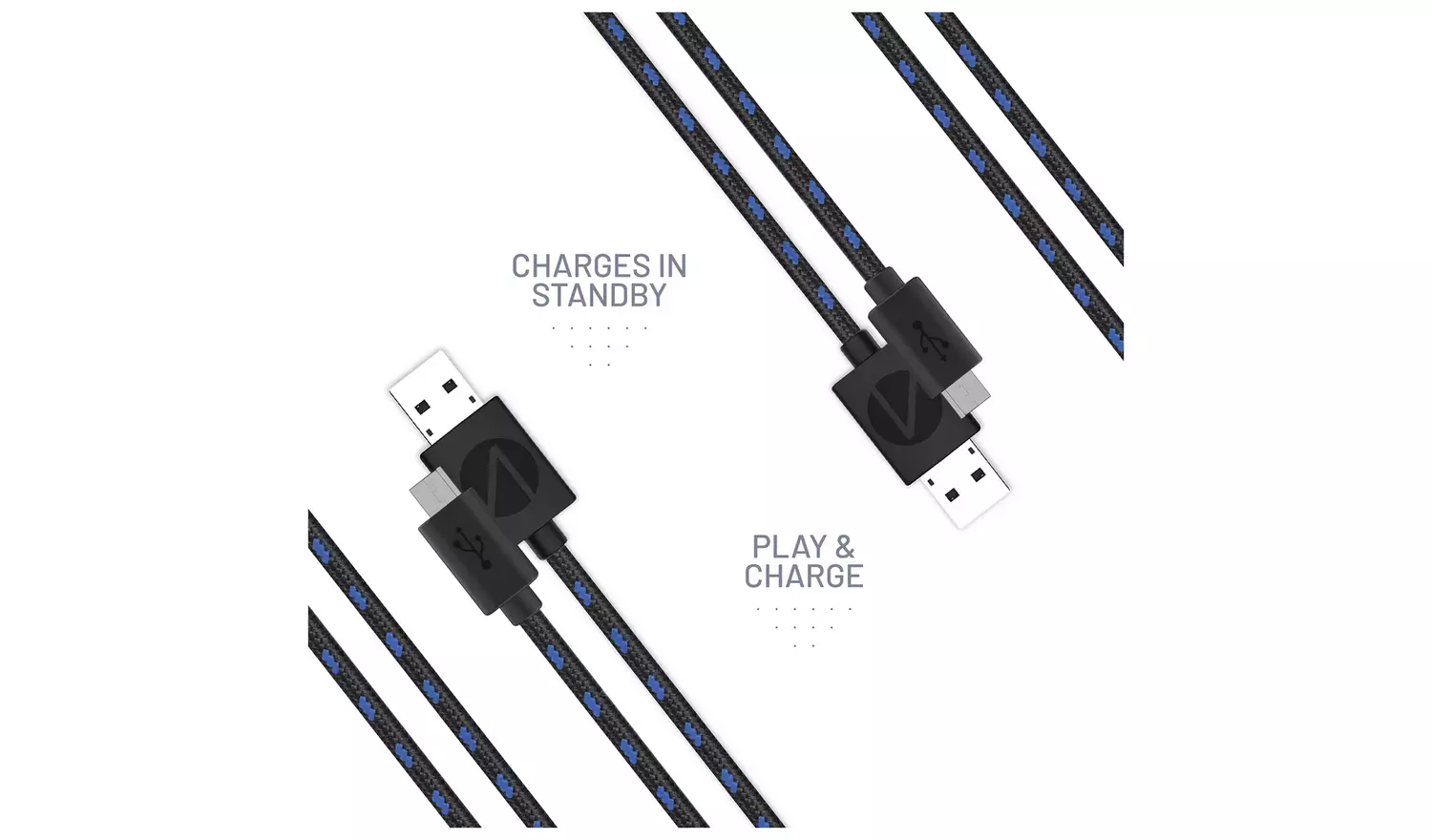 STEALTH PS4 3m Superfast Twin Play & Charge Cables