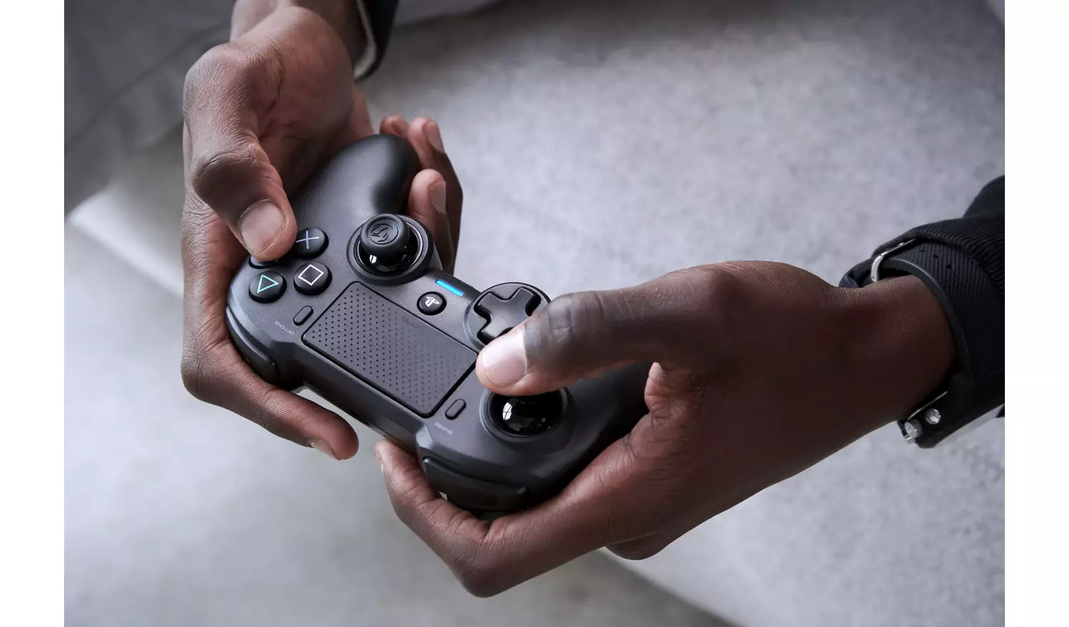 Nacon Official PS4 Asymmetric Wireless Controller - Black