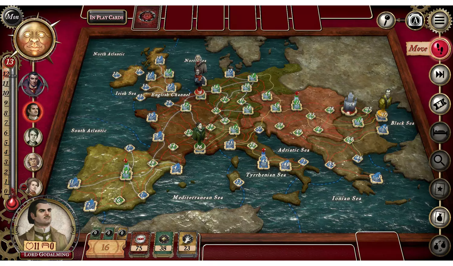 Fury of Dracula: Digital Edition PS4 Game