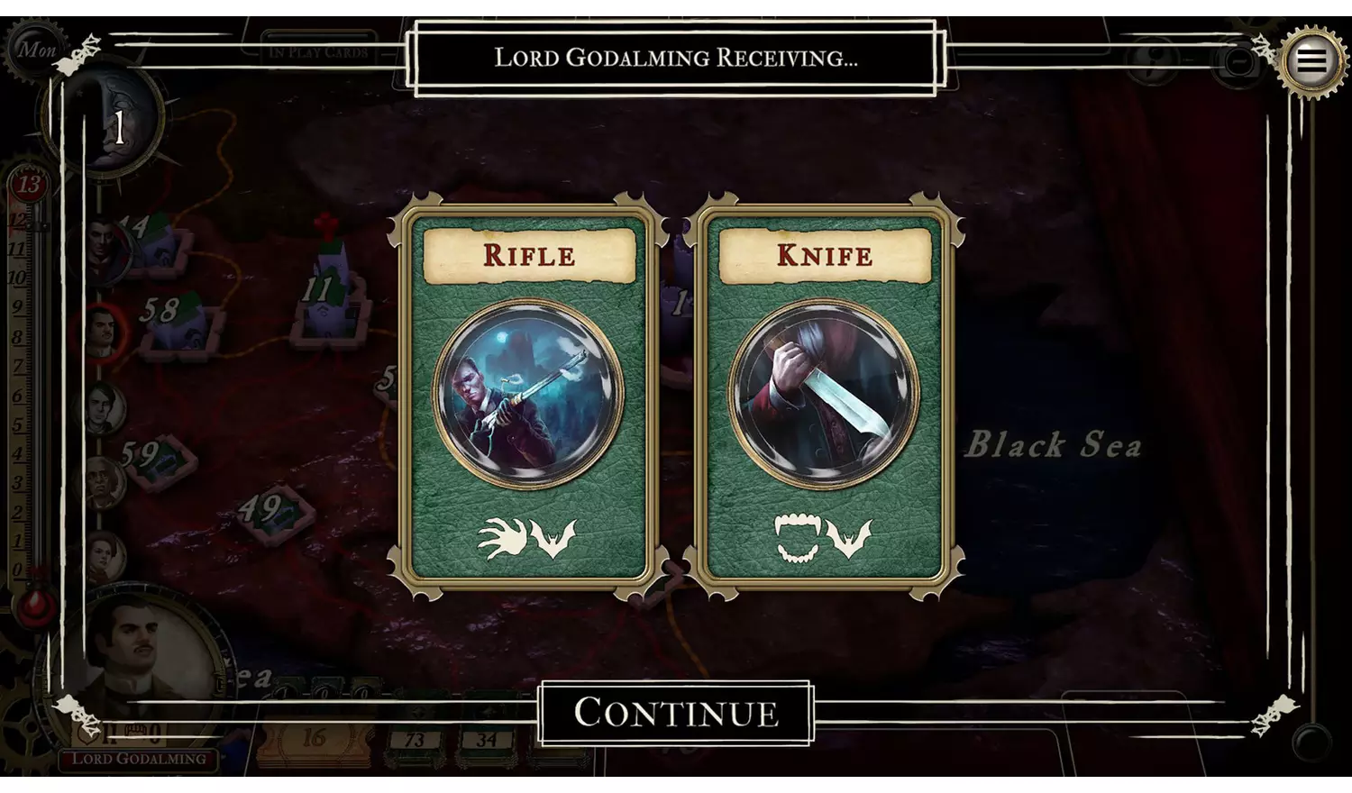 Fury of Dracula: Digital Edition PS4 Game