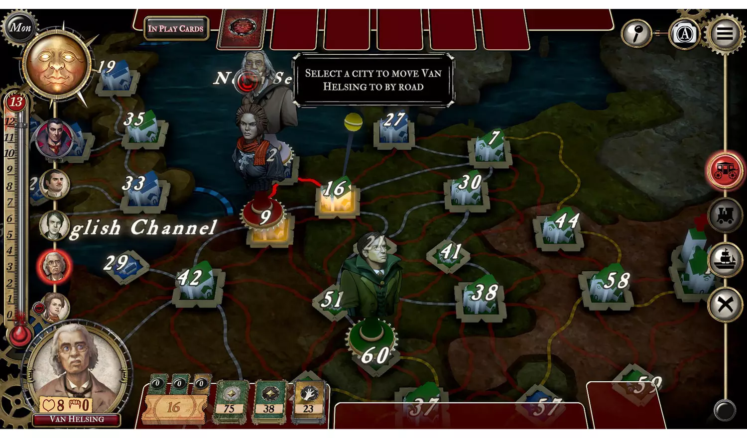 Fury of Dracula: Digital Edition PS4 Game