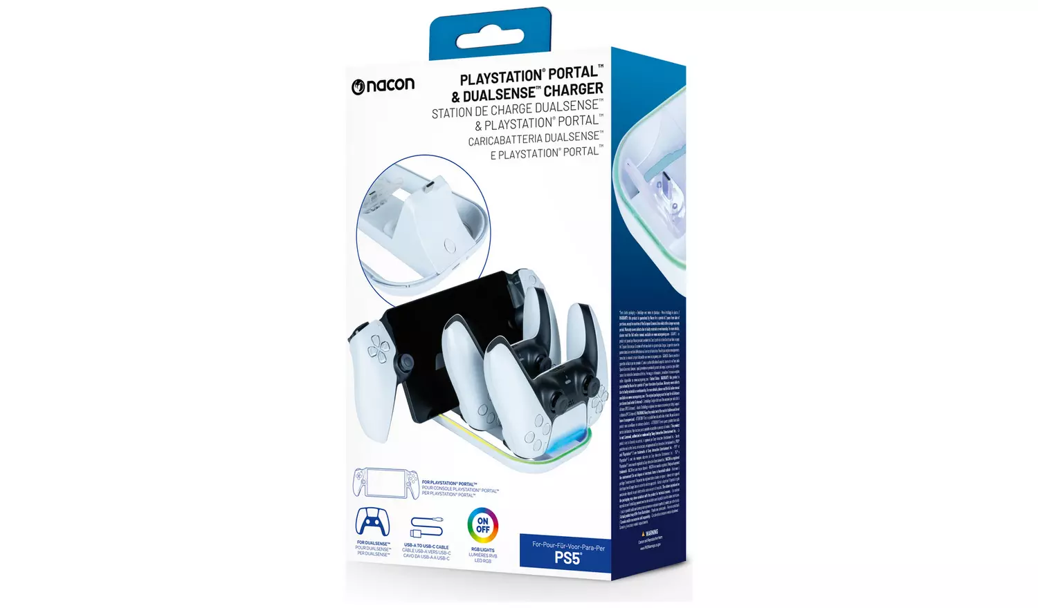 Nacon PlayStation Portal & DualSense Charger - White